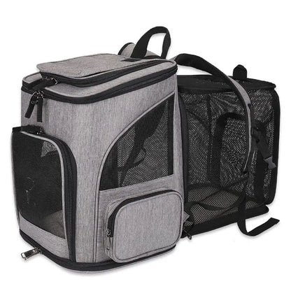 Sac à dos extensible respirant pour chat