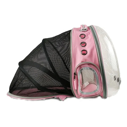 Sac de transport chat avec hublot large et transparente