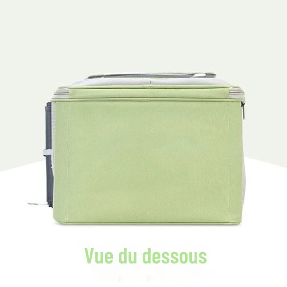 Sac de transport transparent sécurisé noir