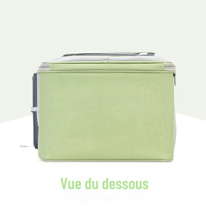 Sac de transport transparent sécurisé noir