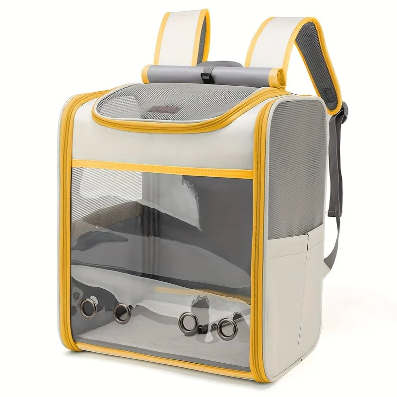 Sac à dos transport ventilé pour chat