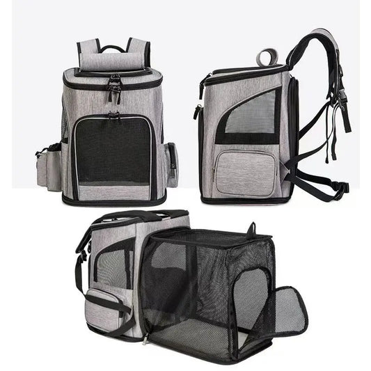 Sac à dos extensible respirant pour chat