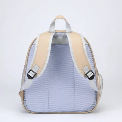 Sac à dos transport chat beige vue arrière