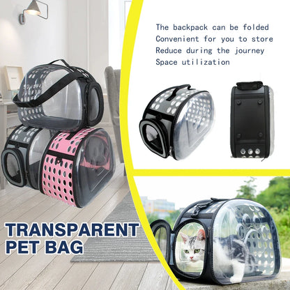 sac de transport transparent pour chat