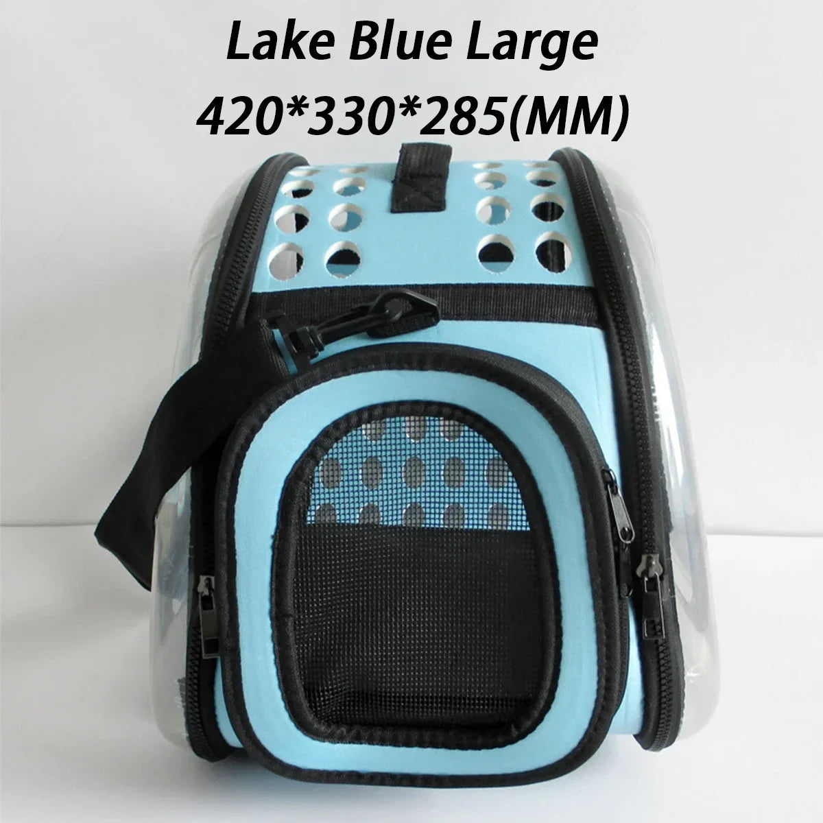 sac transport chat bleu grand